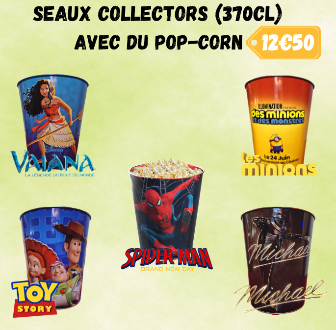 seaux collectors (370cl) - Format carré